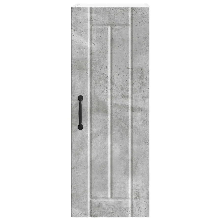 Meuble mural LUCCA Gris béton 30 x 31 x 80 cm Bois d'ingénierie - 6