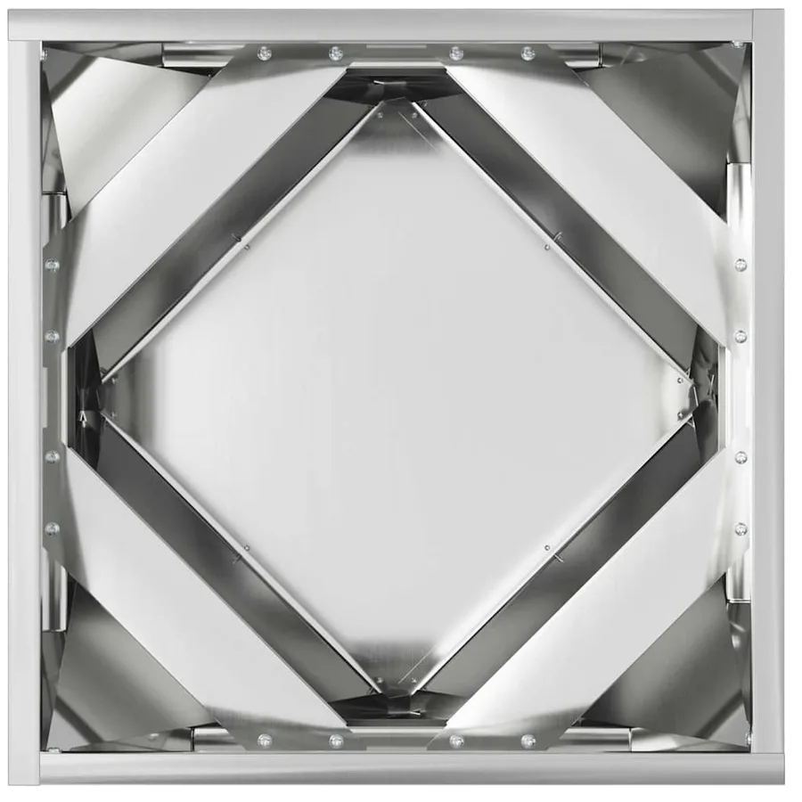 Jardinière Argent 40 x 40 x 40 cm Acier galvanisé - 6