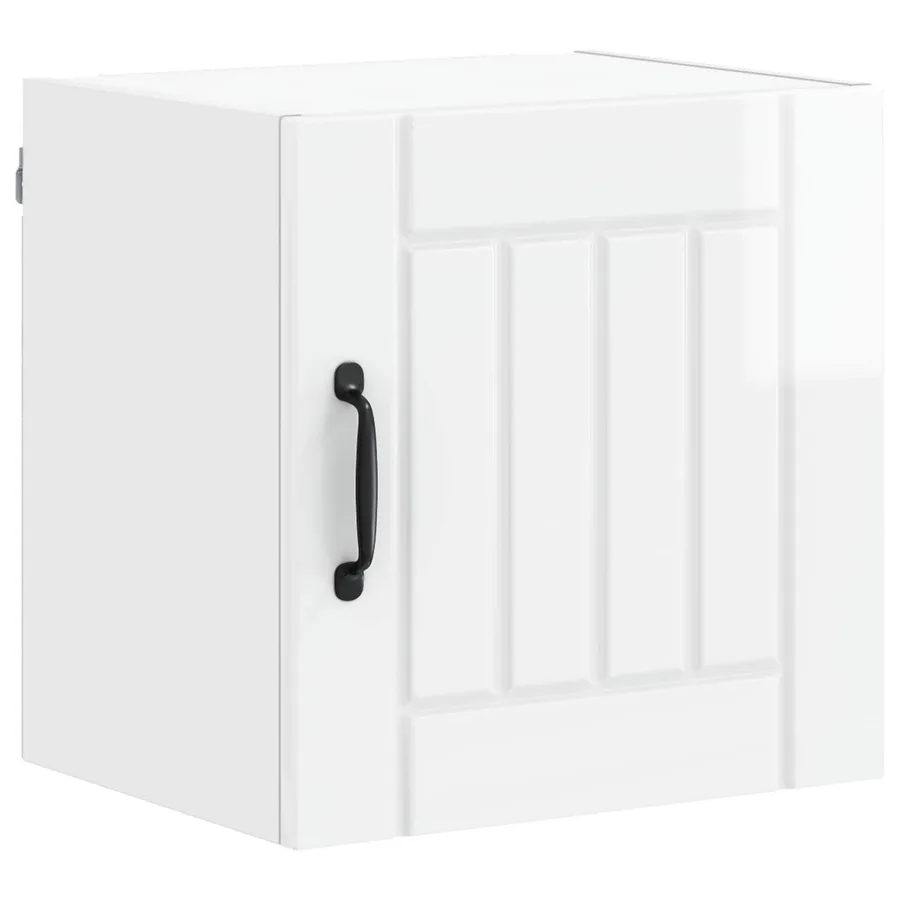 Meuble mural LUCCA 2 pcs Blanc brillant 40 x 31 x 40 cm - 5