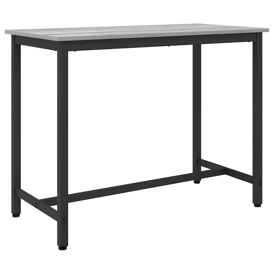 table Gris Sonoma 100 x 50 x 76,5 cm Bois d'ingénierie et acier