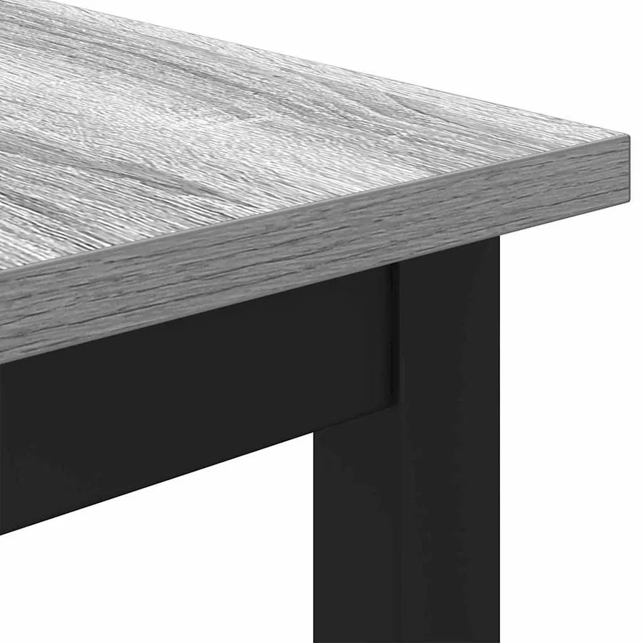 table Gris Sonoma 100 x 50 x 76,5 cm Bois d'ingénierie et acier - 5