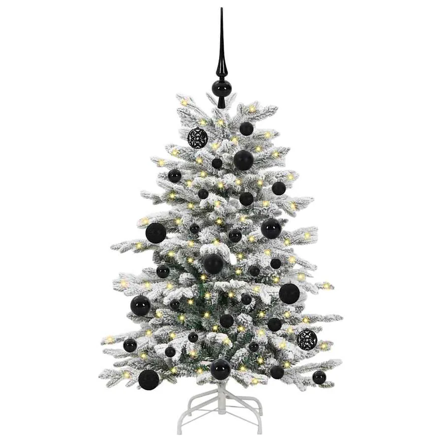 Sapin de Noël Artificiel à Branches Articulées Blanc 120 cm - 3