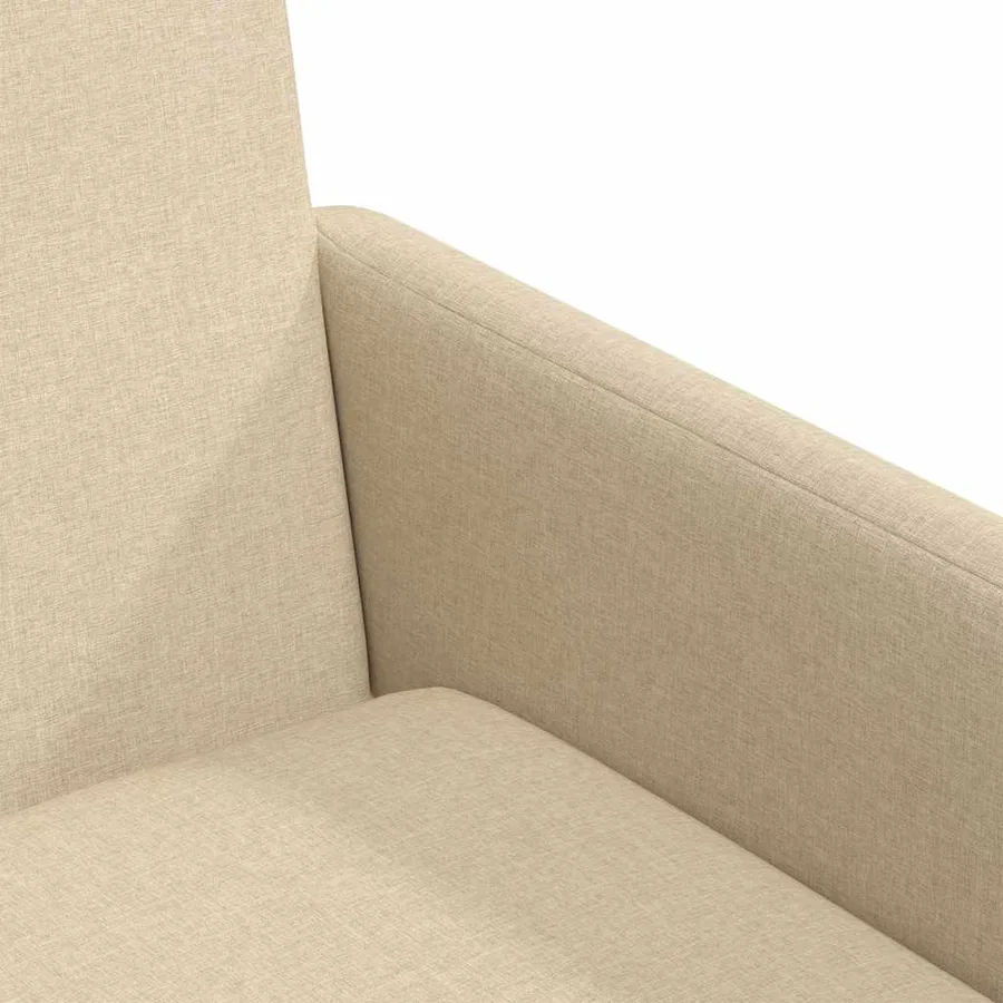 Chaises de salle à manger 2 pcs Crème 57 x 67 x 95 cm tissu - 7
