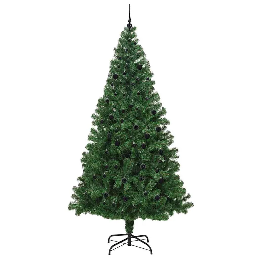 Sapin de Noël artificiel Vert 240 cm PVC, Acier et Plastique - 4