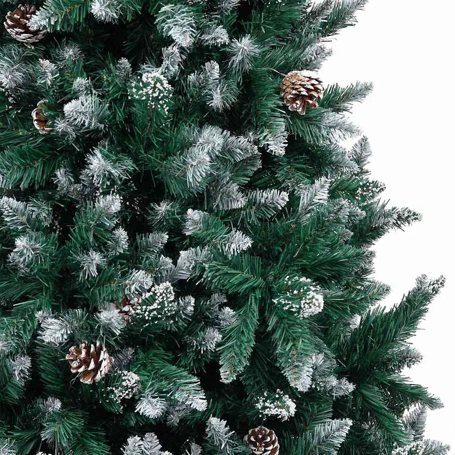 Sapin de Noël artificiel Vert 240 cm PVC, Acier et Plastique - 10