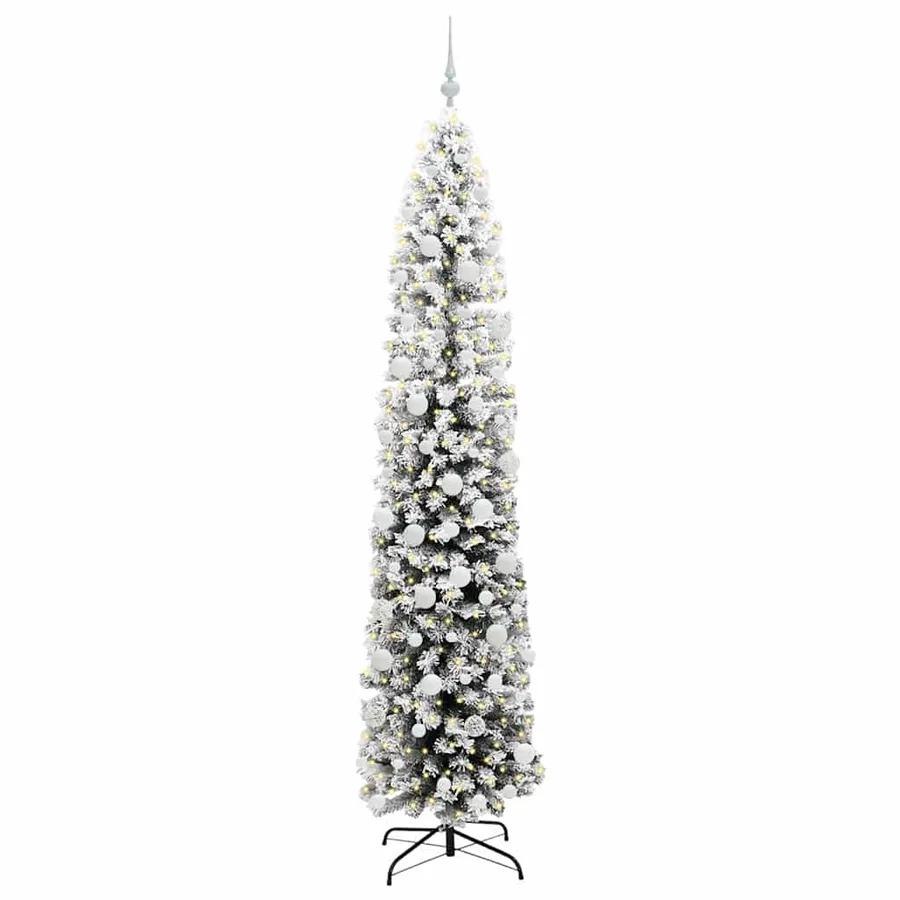 Sapin de Noël artificiel Vert 210 cm PVC et acier et plastique - 3