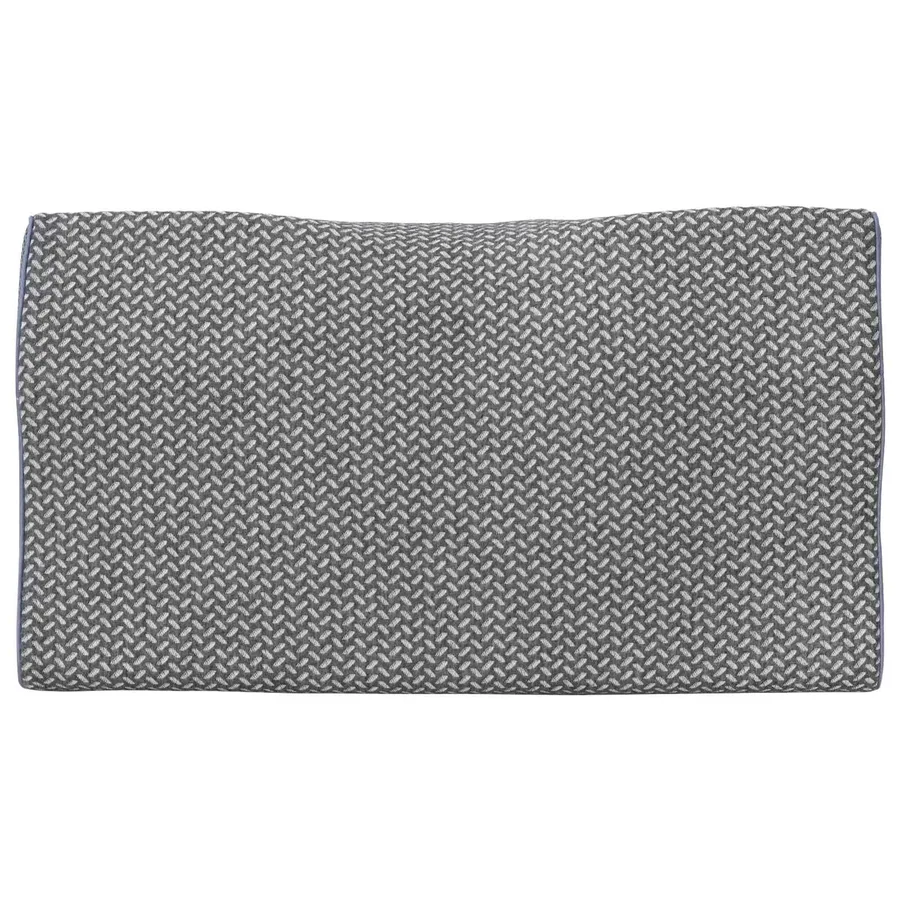Oreiller avec oreiller Gris 60 x 34 x 11 cm Polyester - 4