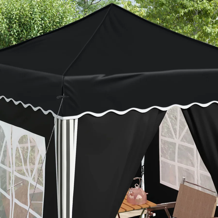 Tente de fête pop-up 195 x 195 x 245 cm Anthracite Tissu Oxford - 4
