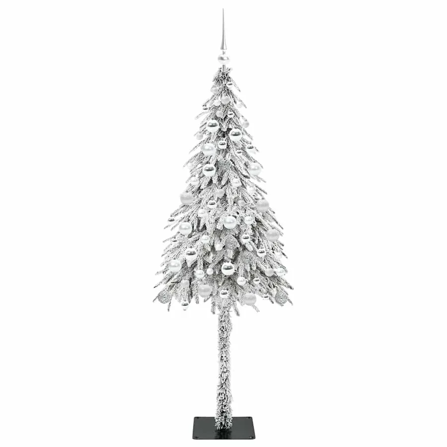 Sapin de Noël avec 300 LED Blanc 180 cm PE et Acier - 4