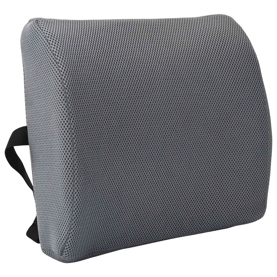 Coussin dorsal Gris Mousse à mémoire de forme 36 x 30 x 12 cm - 3