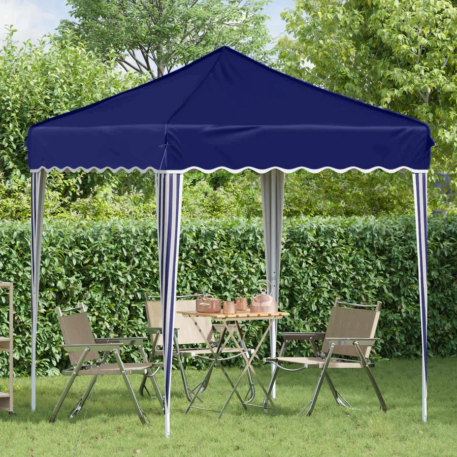 Tente de fête pop-up 195 x 195 x 245 cm Bleu Tissu Oxford - 3