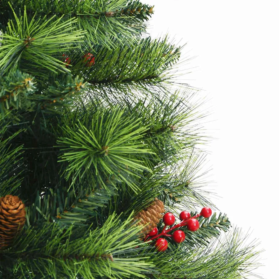 Sapin de Noël artificiel Vert 150 cm PVC et métal - 15