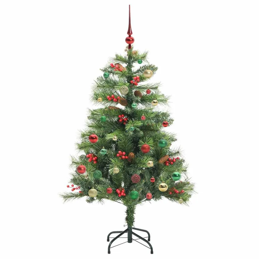 Sapin de Noël artificiel Vert 150 cm PVC et métal - 6