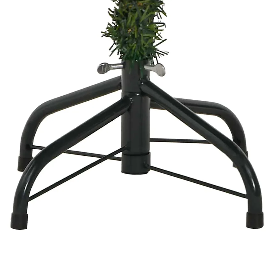 Sapin de Noël artificiel avec branches pliables et cônes 150 cm - 16