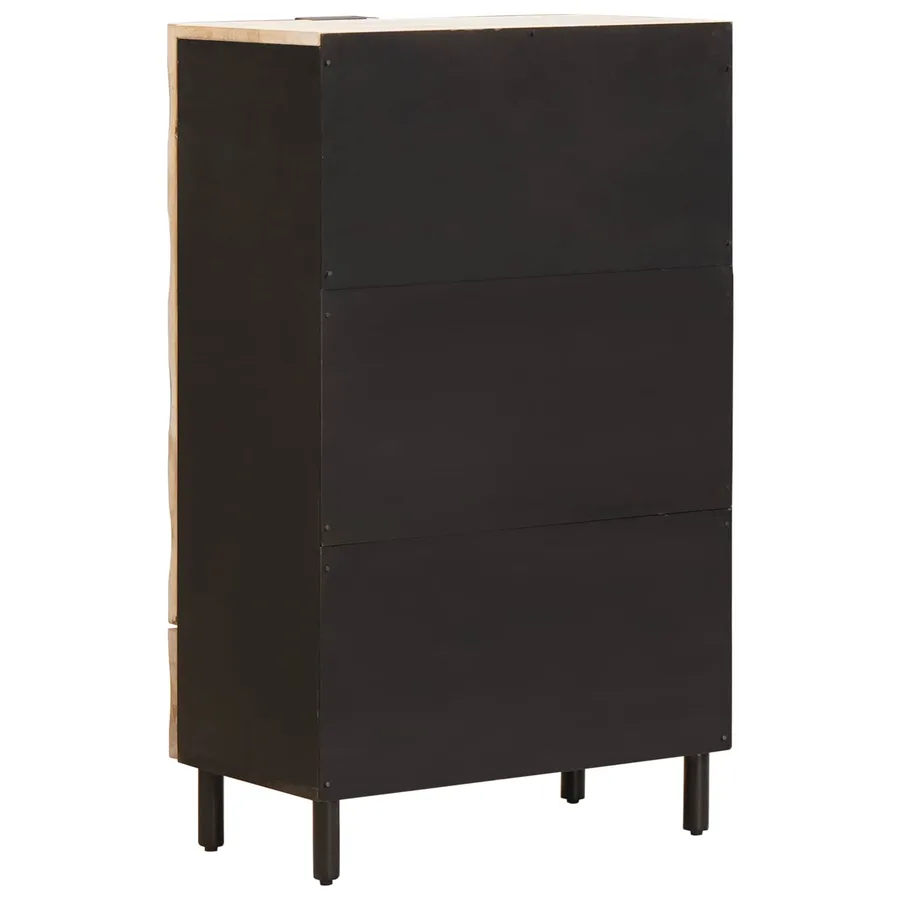 Haut Armoire avec tiroir Finition Lavage Blanc 60 x 33 x 100 cm - 5