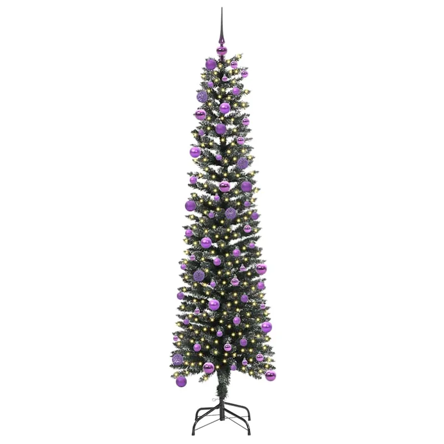 Sapin de Noël artificiel Vert 180 cm PVC, plastique et acier - 3