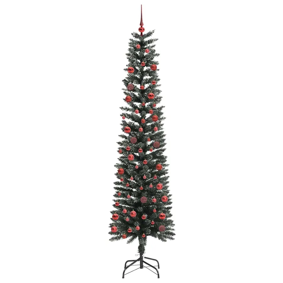 Sapin de Noël artificiel Vert 210 cm PVC, plastique et acier - 3