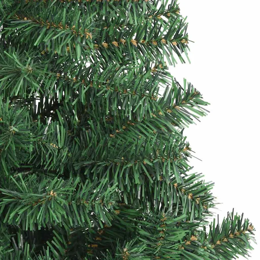 Sapin de Noël avec 300 LED avec support Vert 240 cm PVC - 10