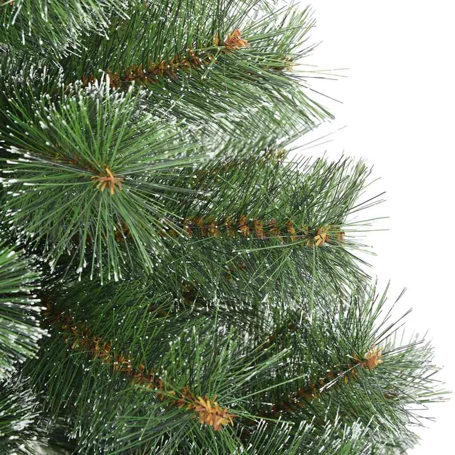 Sapin de Noël artificiel avec 300 LED Vert 210 cm PE et PVC - 11