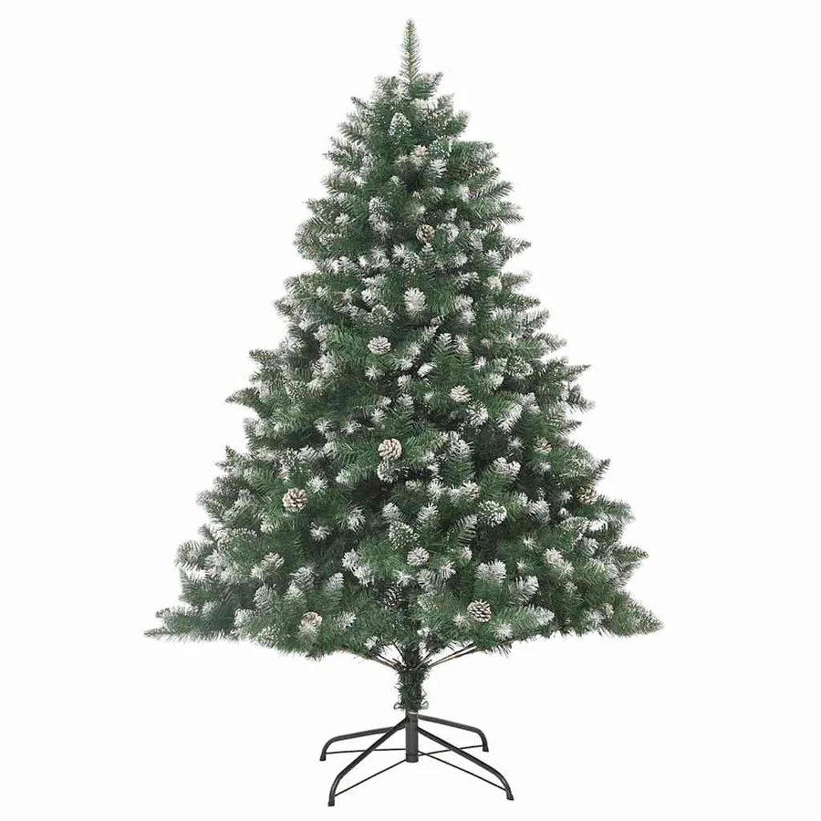 Sapin de Noël artificiel Vert 180 cm PVC, plastique et acier - 5