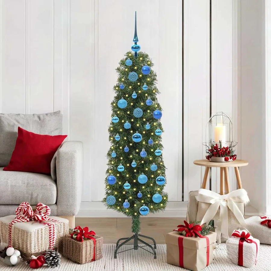 Sapin de Noël artificiel Vert 150 cm PVC et acier et plastique
