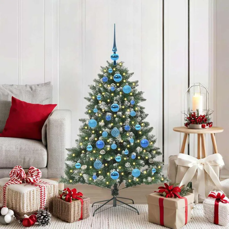 Sapin de Noël artificiel Vert 120 cm PVC, plastique et acier