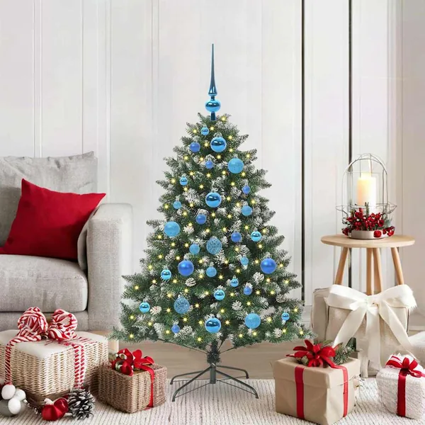Sapin de Noël artificiel Vert 120 cm PVC, plastique et acier