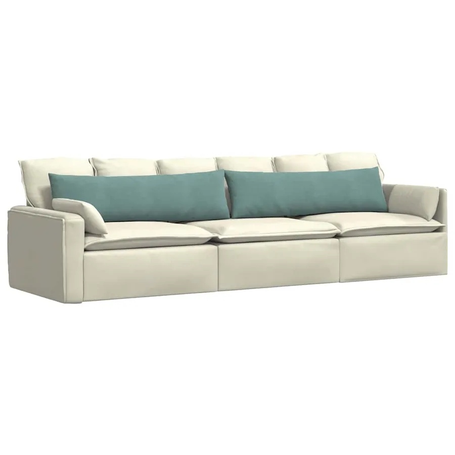 Coussins de canapé 2 pcs Vert Mer 145 x 40 cm - 3