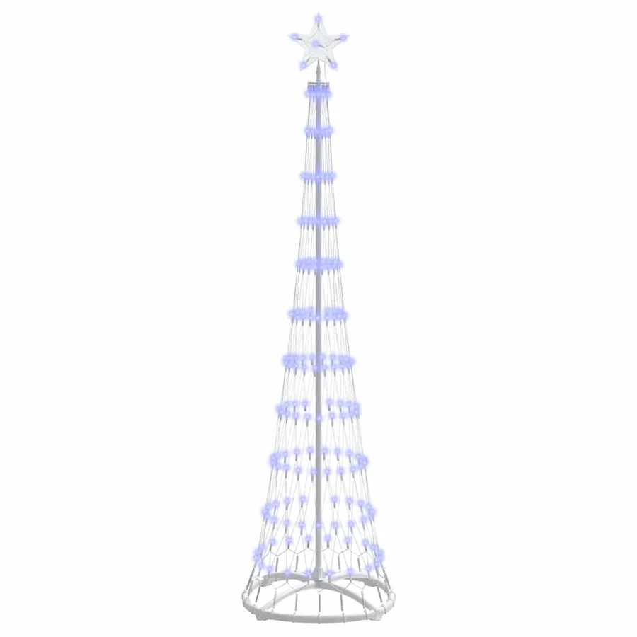 Arbre de Noël LED avec 230 LED Bleu 51 x 51 x 190 cm Métal - 2