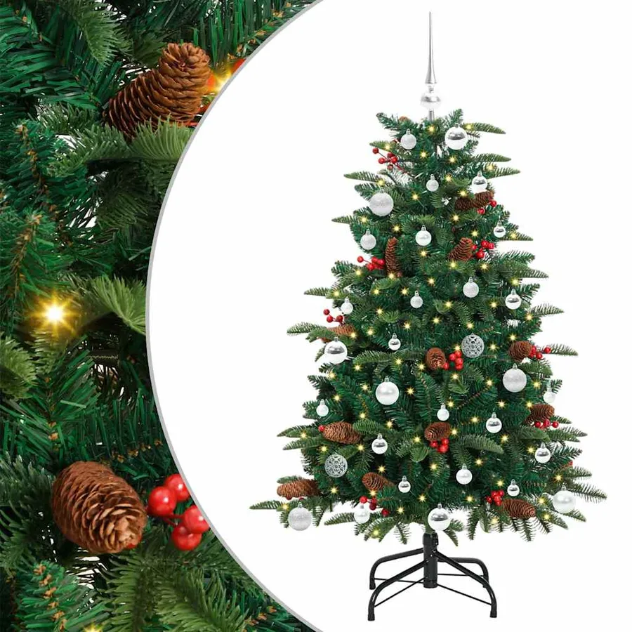 Sapin de Noël artificiel Vert 150 cm PVC, métal et plastique - 2