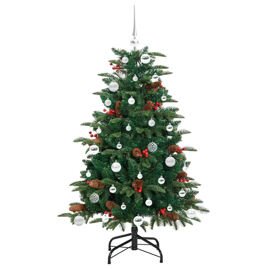Sapin de Noël artificiel Vert 150 cm PVC, métal et plastique - 4