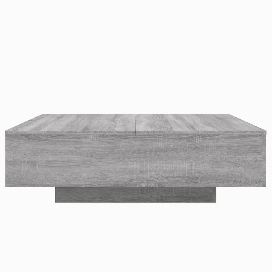 Table basse sonoma gris 100x100x31 cm bois d'ingénierie - 5