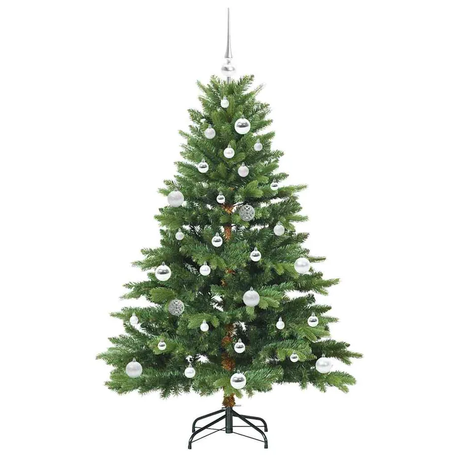 Sapin de Noël artificiel avec 150 LED Vert 150 cm PE et PVC - 4