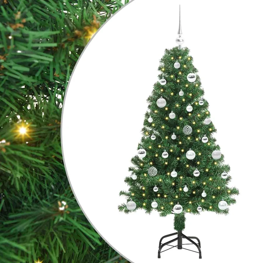 Sapin de Noël artificiel Vert 150 cm PVC, Acier et Plastique - 2