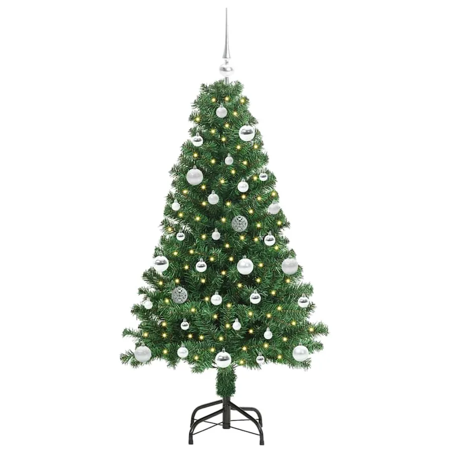 Sapin de Noël artificiel Vert 150 cm PVC, Acier et Plastique - 3