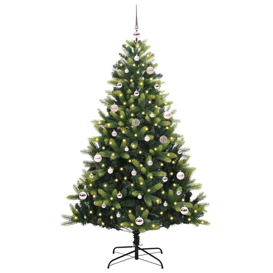 Arbre de Noël artificiel à charnières 150 LED Vert 150 cm - 3