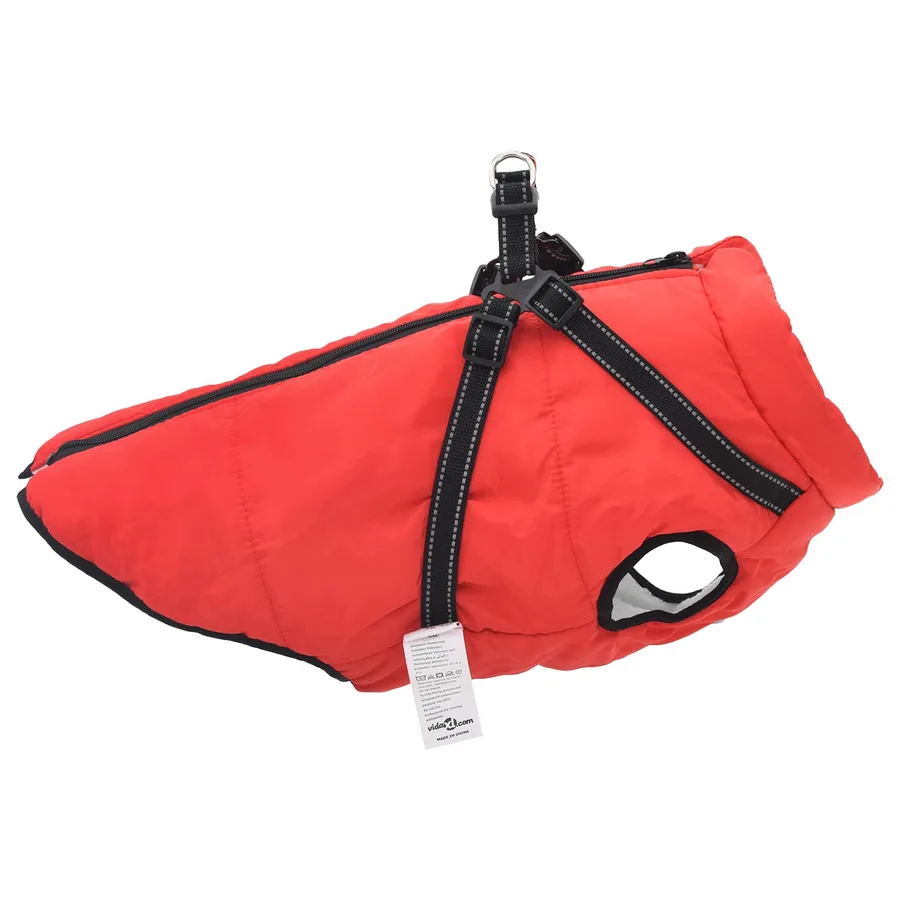 Manteau pour chien Rouge L68 Fleece et Polyester - 4