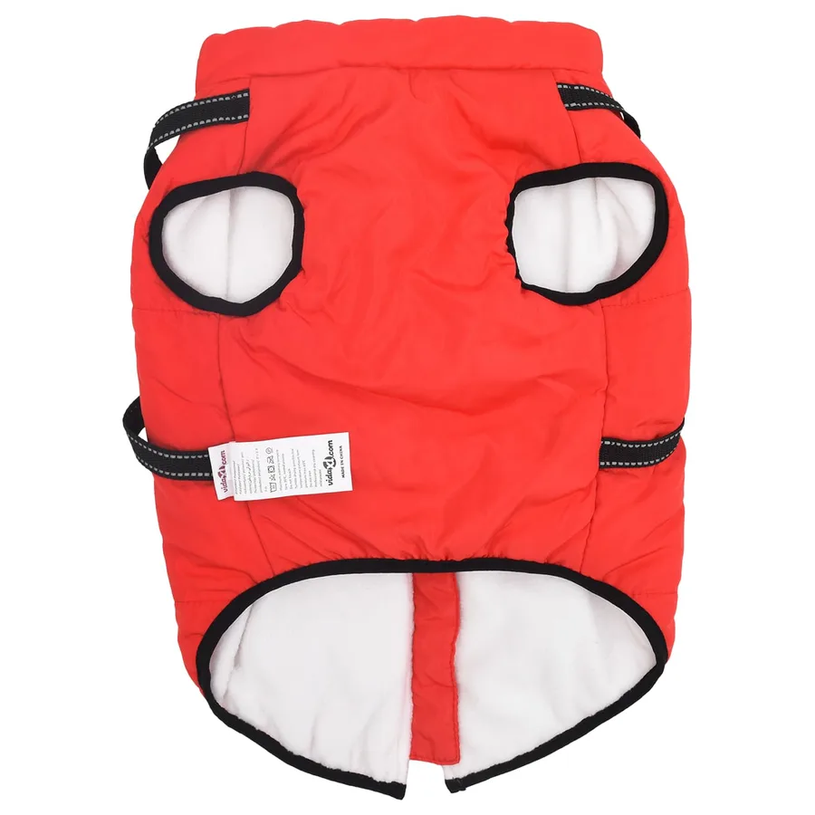 Manteau pour chien Rouge L68 Fleece et Polyester - 5