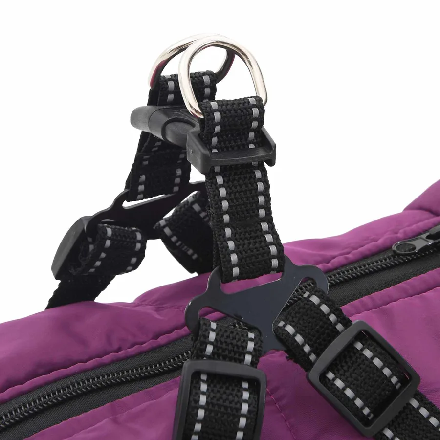 Manteau pour chien Pourpre L52 Fleece et Polyester - 8