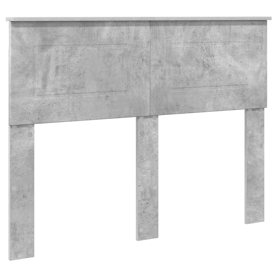 Cadre de lit Gris béton 120 x 190 cm Bois Ingénierie - 7