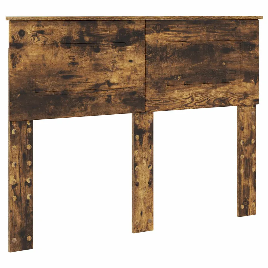 Cadre de lit Chêne fumé 120 x 190 cm Bois d'ingénierie - 6