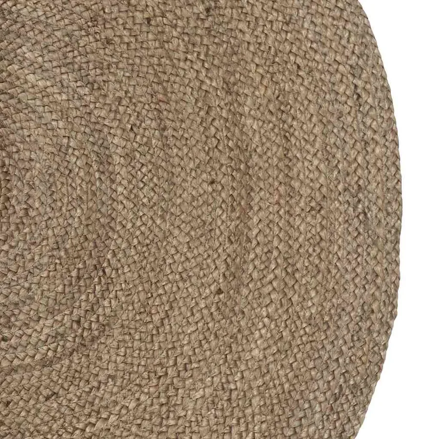 Tapis de surface Gris 100 x 152 cm Jute - 2
