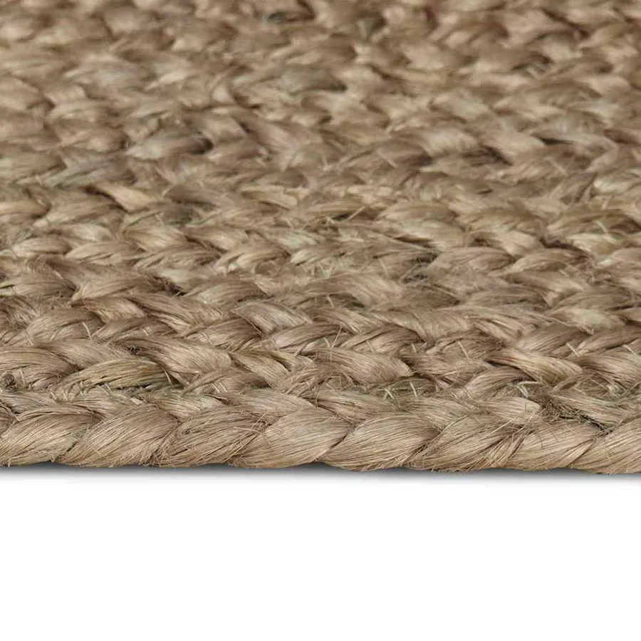Tapis de surface Gris 100 x 152 cm Jute - 5