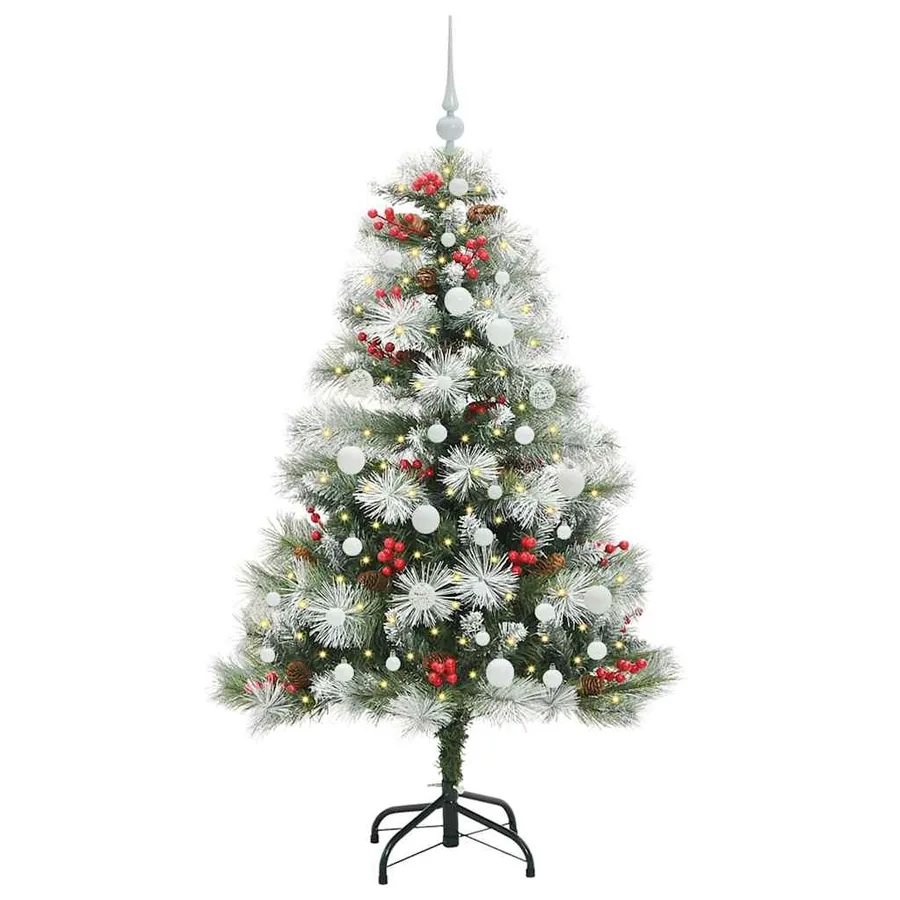 Sapin de Noël artificiel Vert et blanc 150 cm - 3