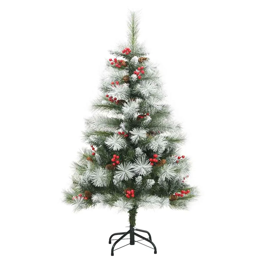Sapin de Noël artificiel Vert et blanc 150 cm - 5