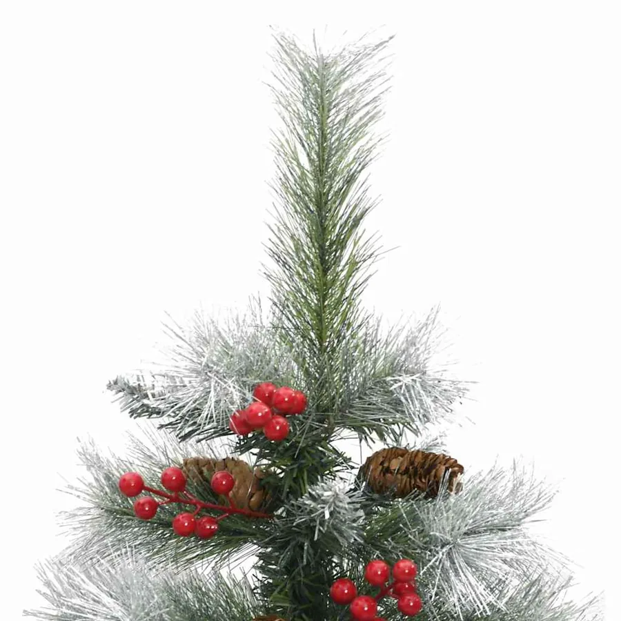 Sapin de Noël artificiel Vert et blanc 150 cm - 8