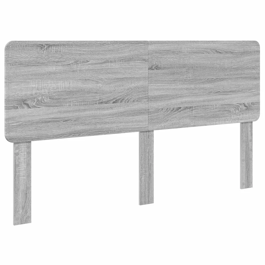 Cadre de lit Gris Sonoma 200 x 200 cm Bois de pin massif - 6