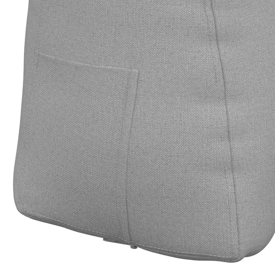 Coussin de Dos Gris nuage 45 x 24 x 50 cm tissu - 9
