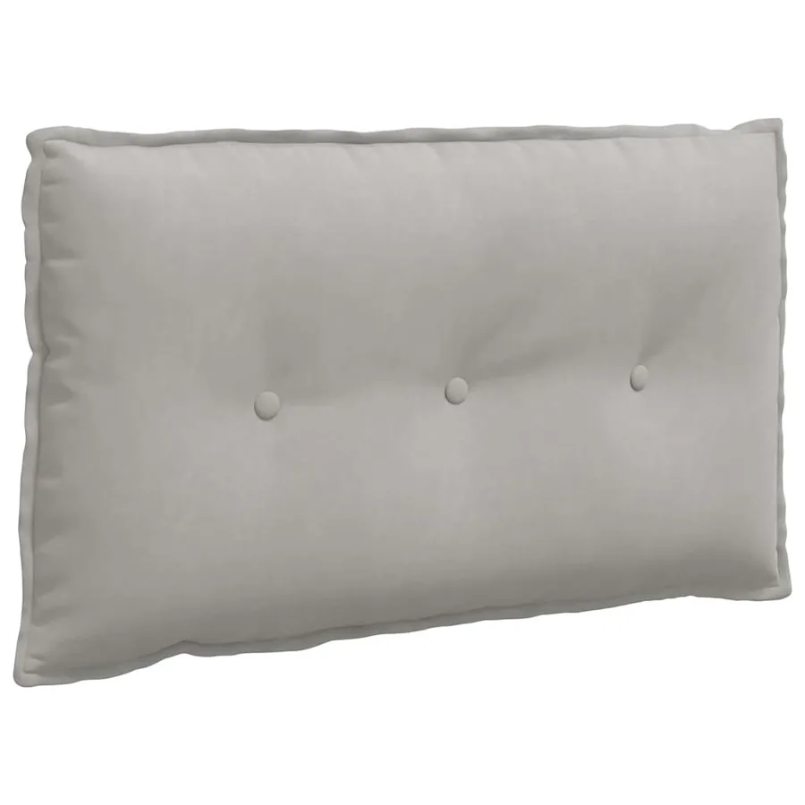 Coussin de Dos Gris clair 80 x 50 cm Tissu en microfibre - 2