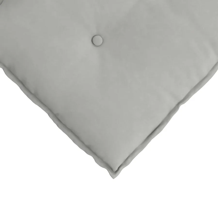 Coussin de Dos Gris clair 80 x 50 cm Tissu en microfibre - 7
